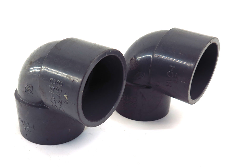ChemKor Schedule SCH 40 90º Socket Elbow 2-1/2" CPV-1 D-2466 (2) - Advance Operations