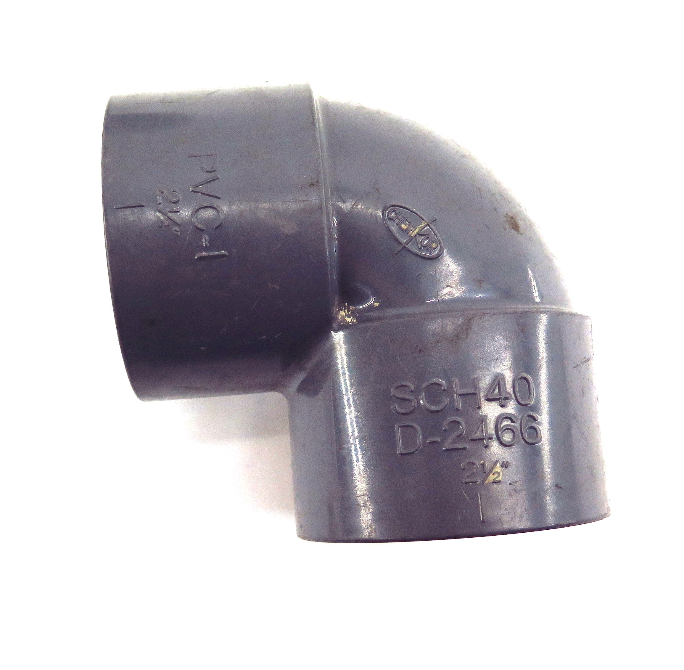 ChemKor Schedule SCH 40 90º Socket Elbow 2-1/2" CPV-1 D-2466 (2) - Advance Operations