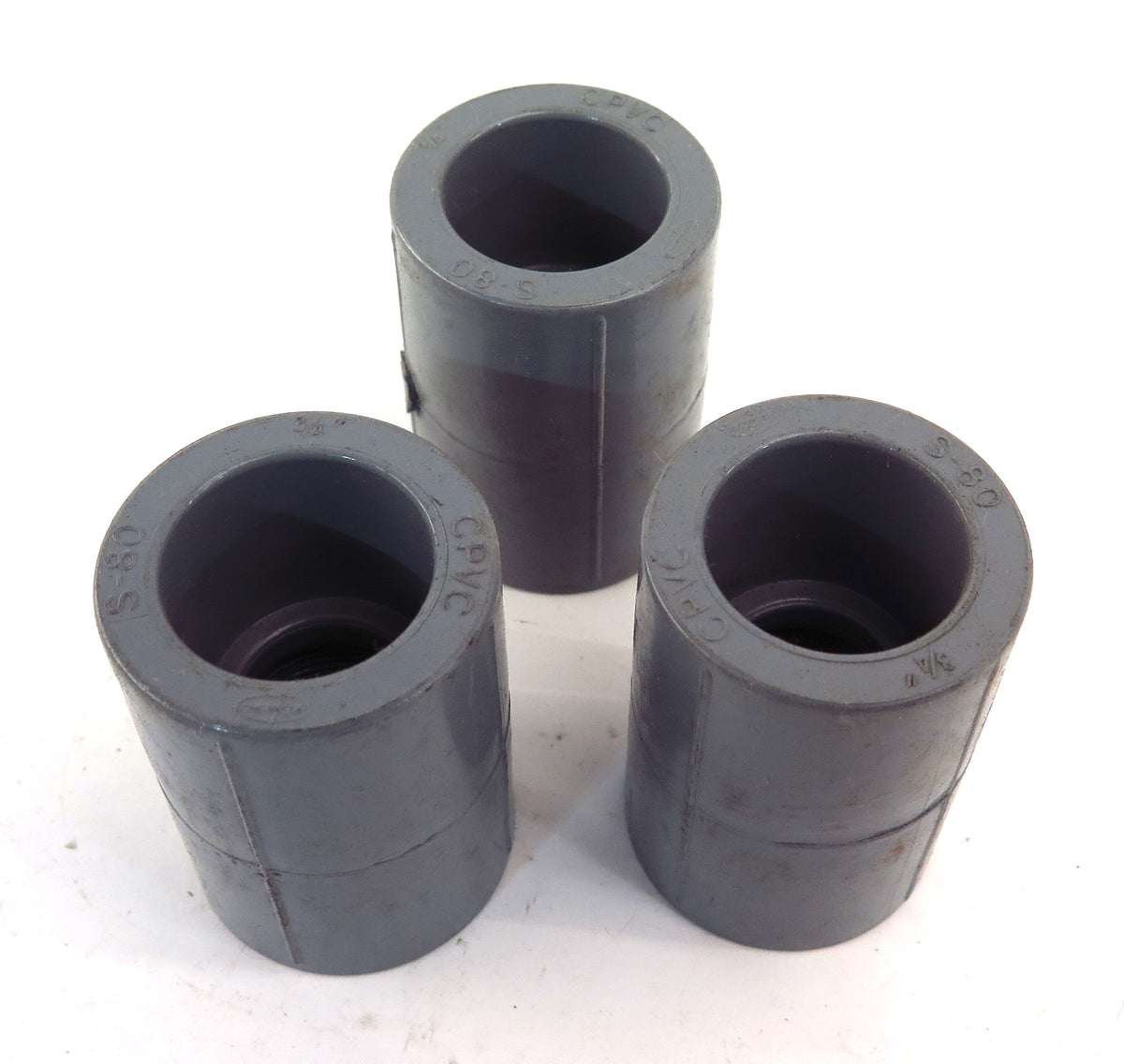 ChemKor SCH 80 Female Adaptor Socket 3/4" to Thread 3/4" CPVC 835007 (3) - Advance Operations
