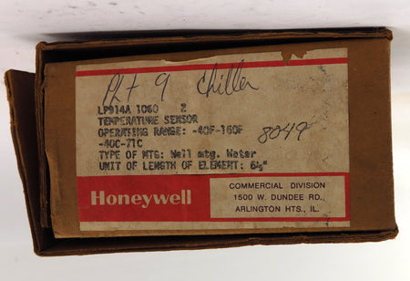 Honeywell Type LP914A 1060 Insertion Temperature Sensor -40º to +160º F - Advance Operations