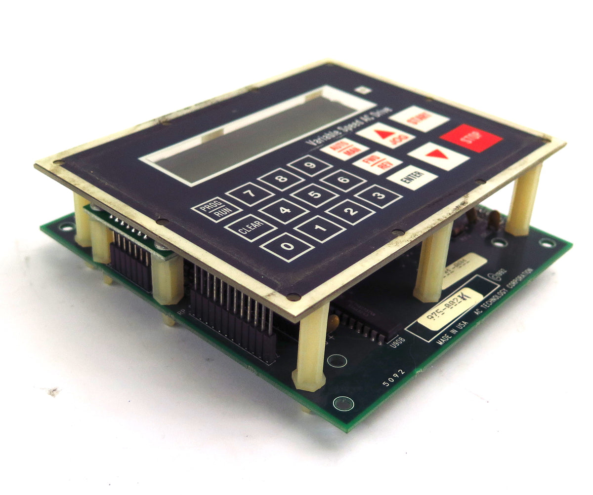 AC Technology Variable Speed AC Drive Keypad Assembly 975-002K - Advance Operations
