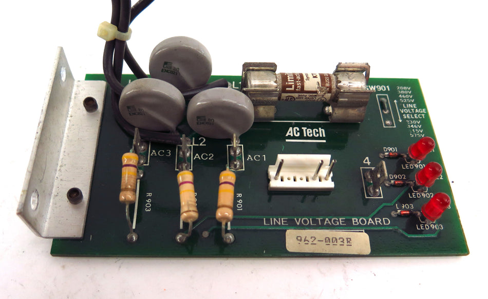AC Technology Line Voltage Board 962-003 E - Advance Operations
