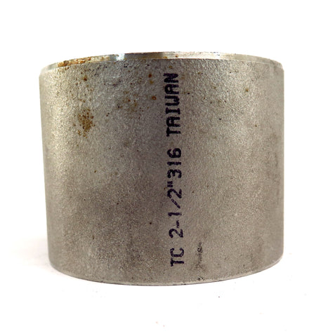 TC Stainless Steel 316 Socket Weld Coupling 2-1/2" - Advance Operations