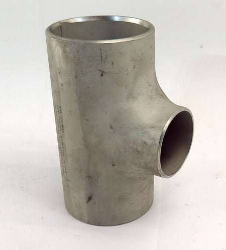 TC SCH10S Stainless Steel WP316/316LW Butt Weld Tee 3" x 3" x 2" - Advance Operations