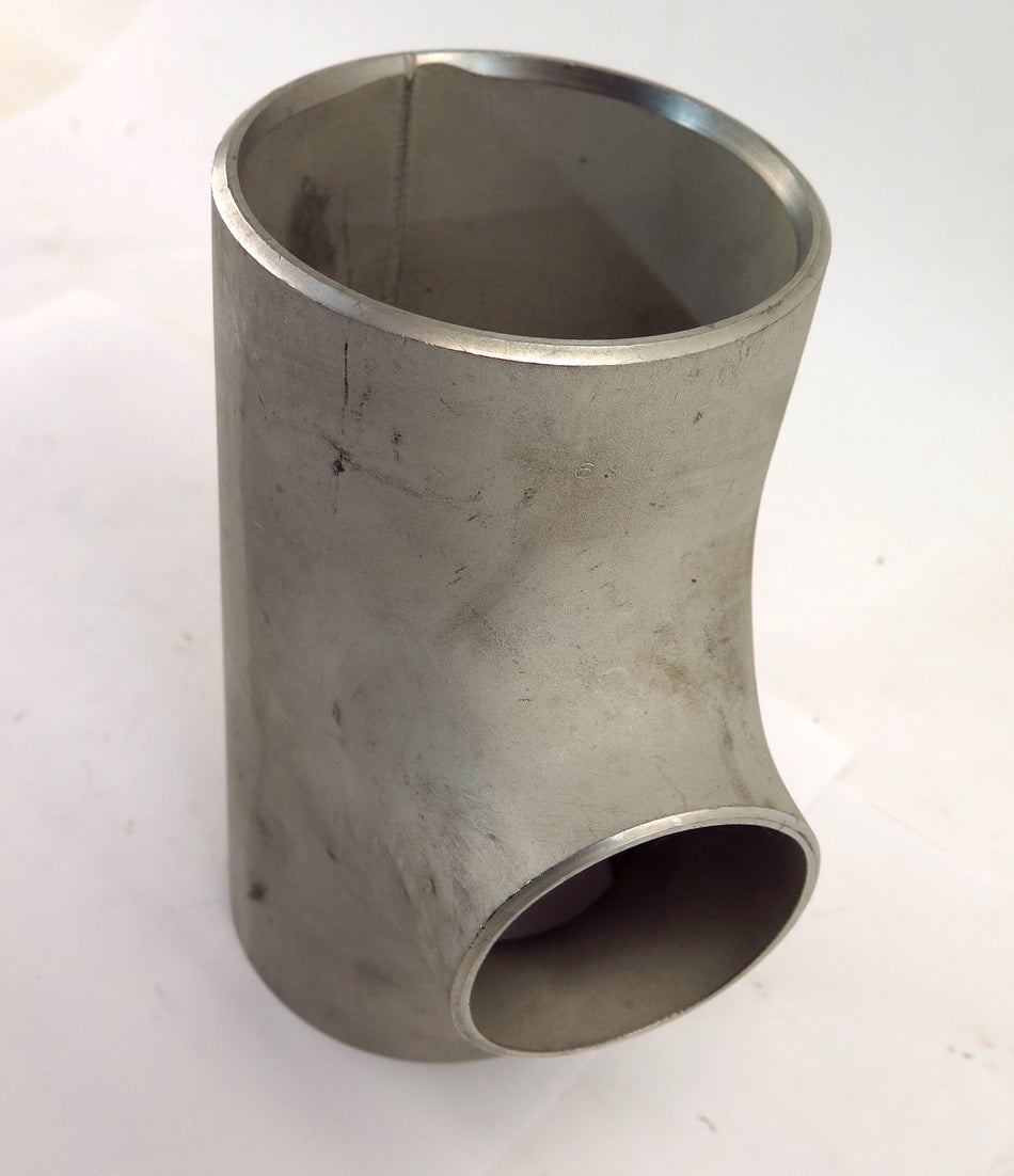 TC SCH10S Stainless Steel WP316/316LW Butt Weld Tee 3" x 3" x 2" - Advance Operations
