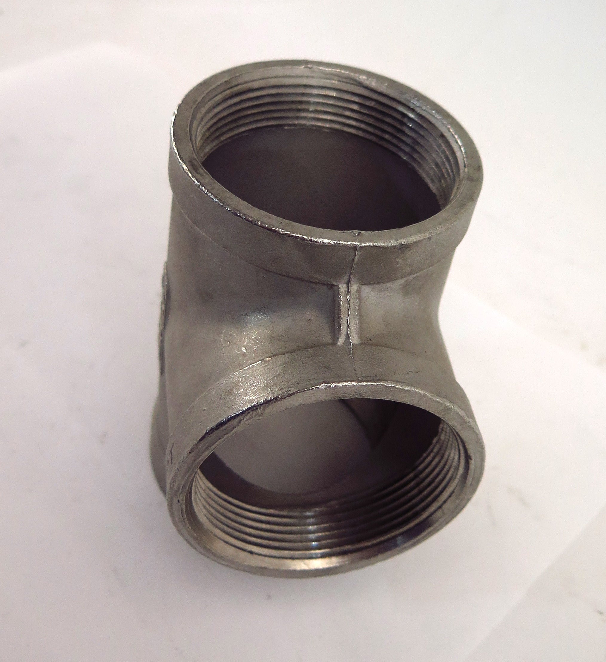 Merit Stainless Steel 304 Threaded Tee 2" x 2" x 2" 150LB - Advance Operations