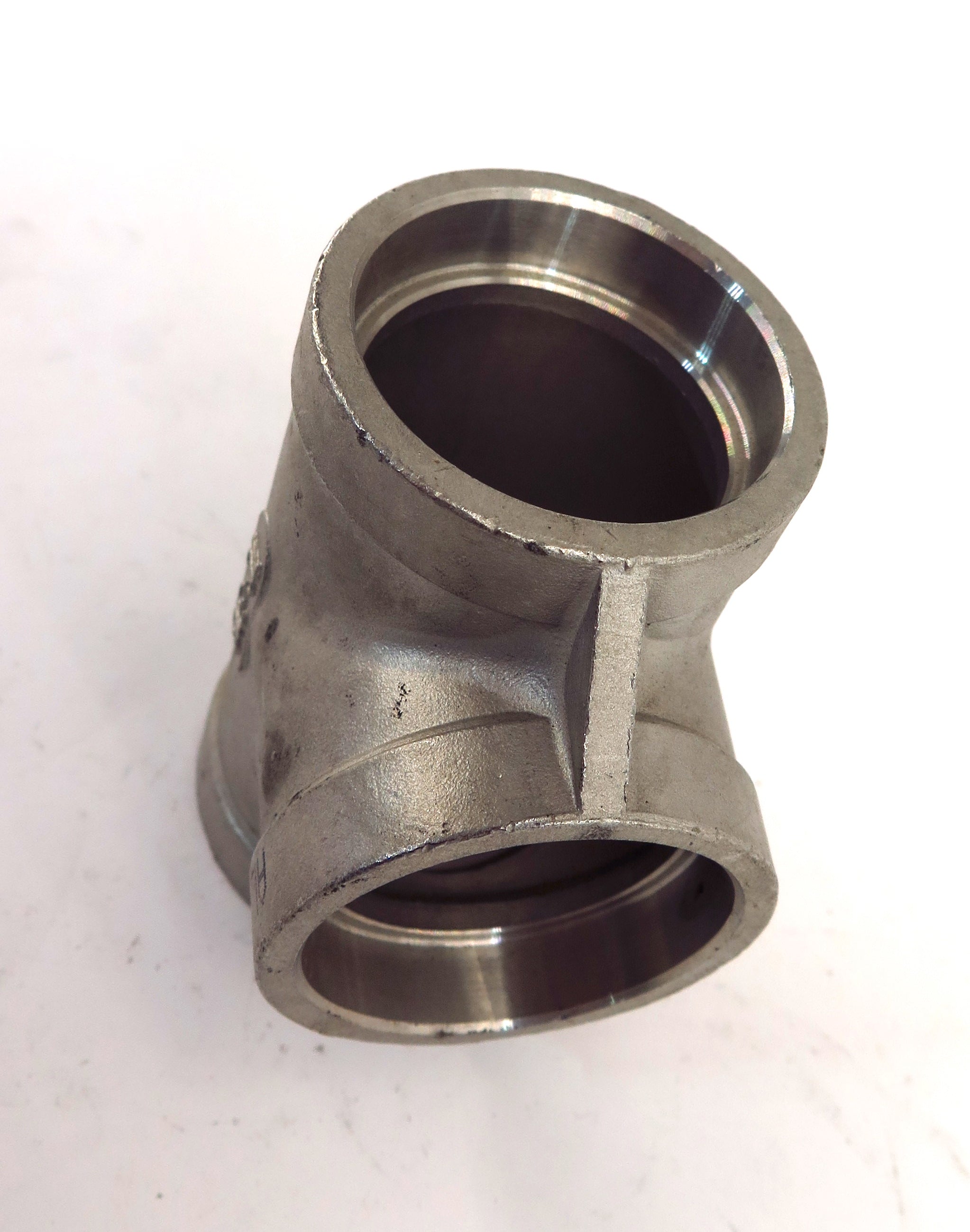 TC Stainless Steel 316 Socket Weld Tee 1-1/2" x 1-1/2" x 1-1/2" Class 150 - Advance Operations