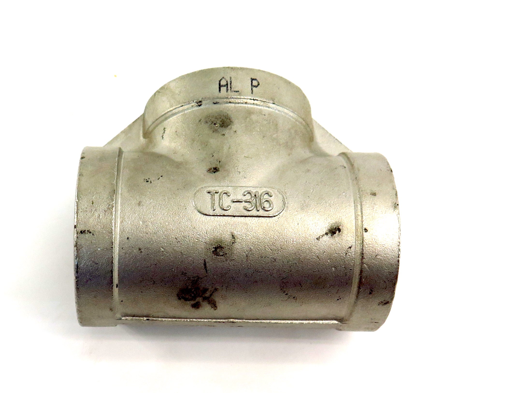 TC Stainless Steel 316 Socket Weld Tee 1-1/2" x 1-1/2" x 1-1/2" Class 150 - Advance Operations