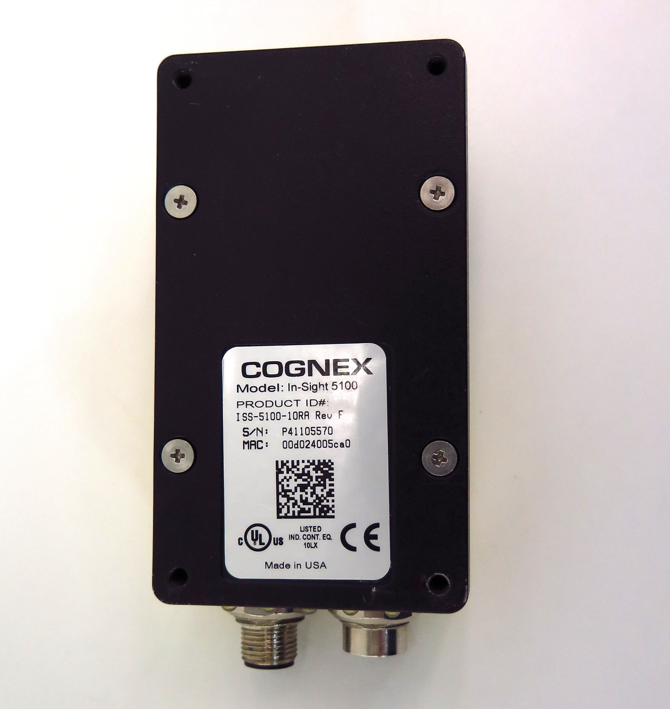 New Cognex In Sight Vision Camera 5100 ISS-5100-10RA Rev F - Advance Operations