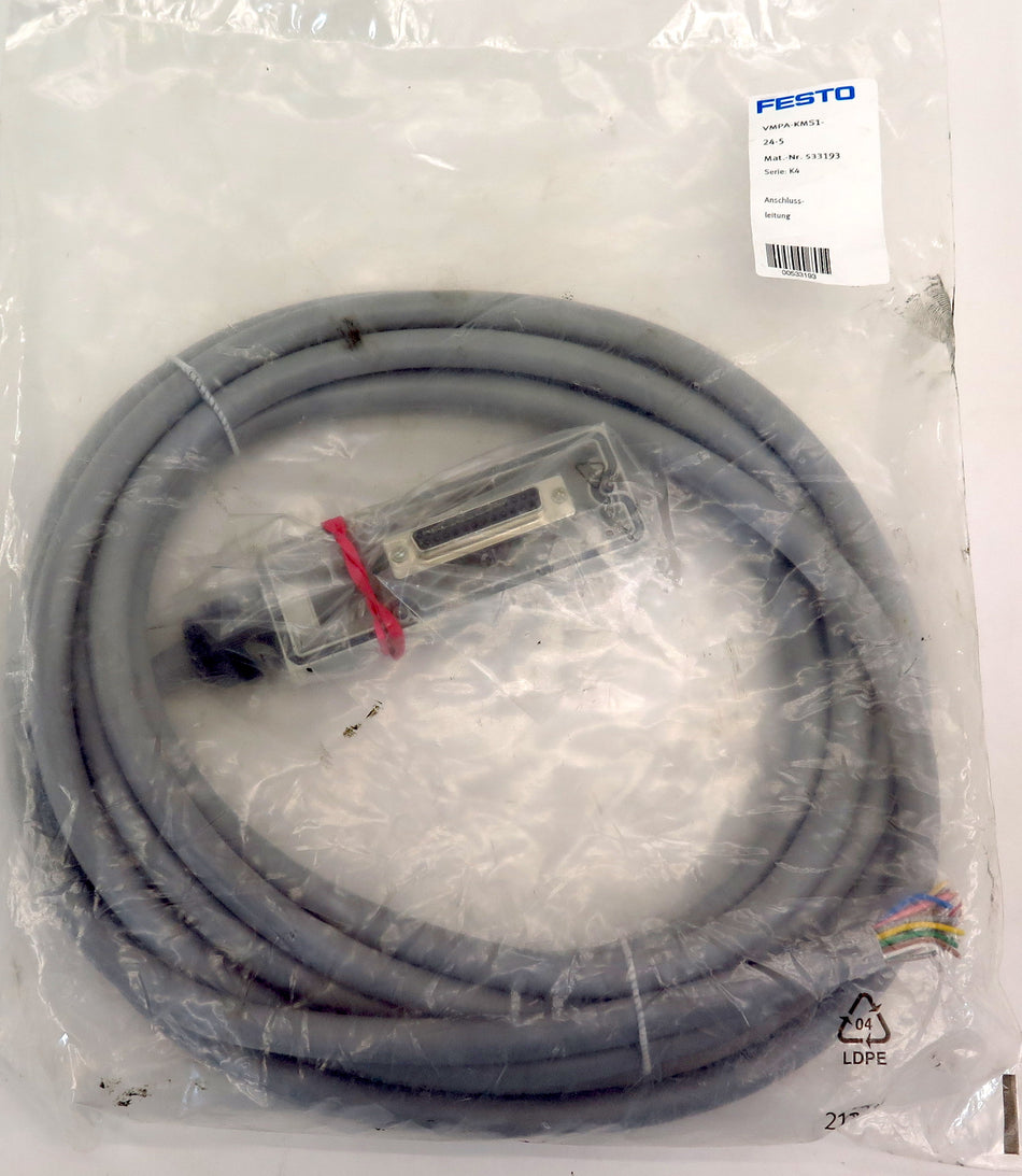 Festo Connecting Cable VMPA-KMS1-24-5 533193 - Advance Operations