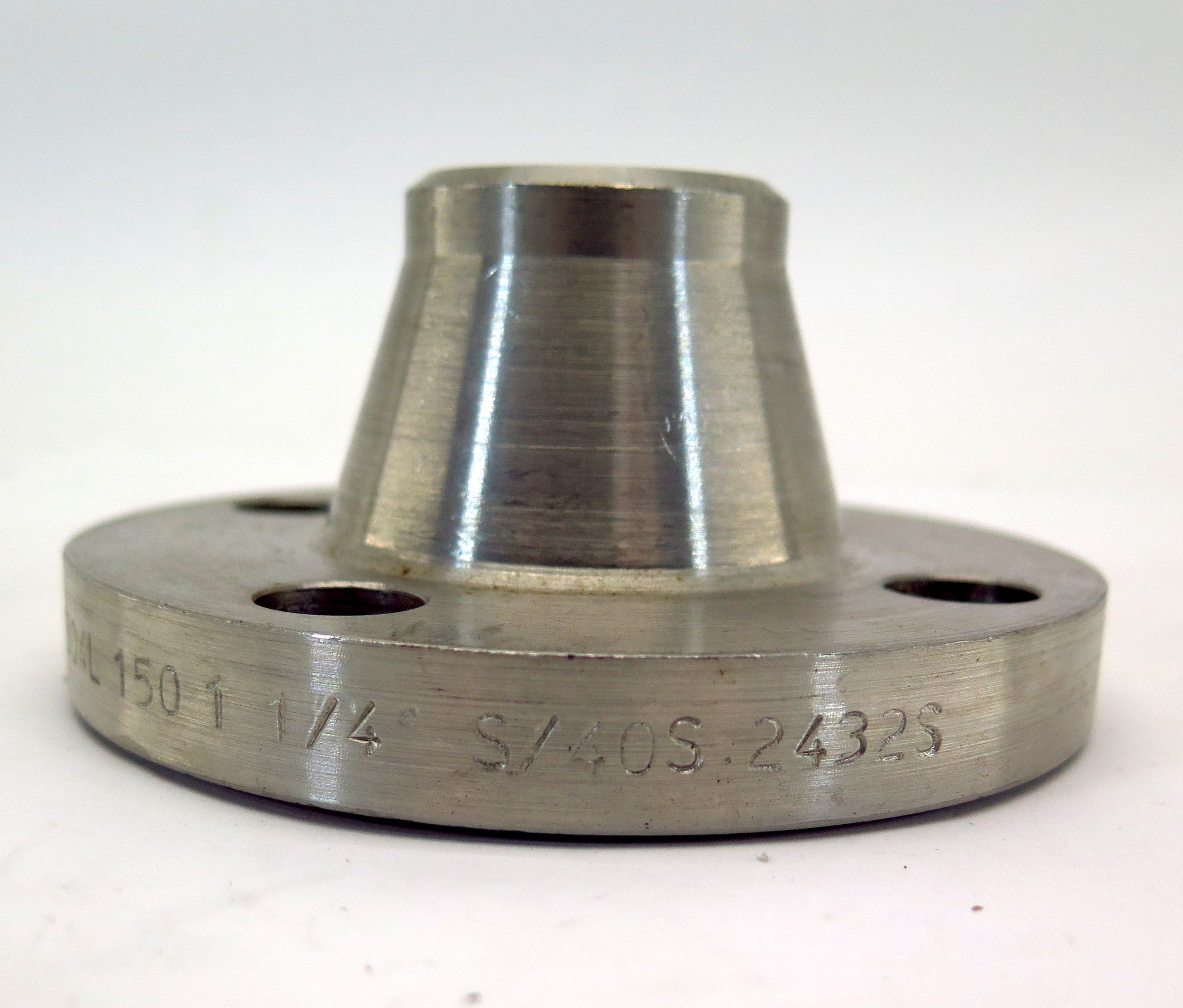 FP Stainless Steel Neck Flange SCH 40S 1-1/4" F304/304L 150 LB Weld - Advance Operations