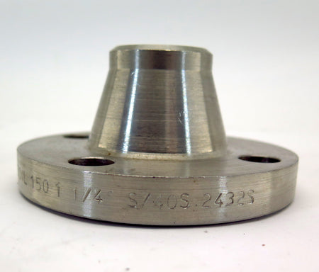 FP Stainless Steel Neck Flange SCH 40S 1-1/4" F304/304L 150 LB Weld - Advance Operations