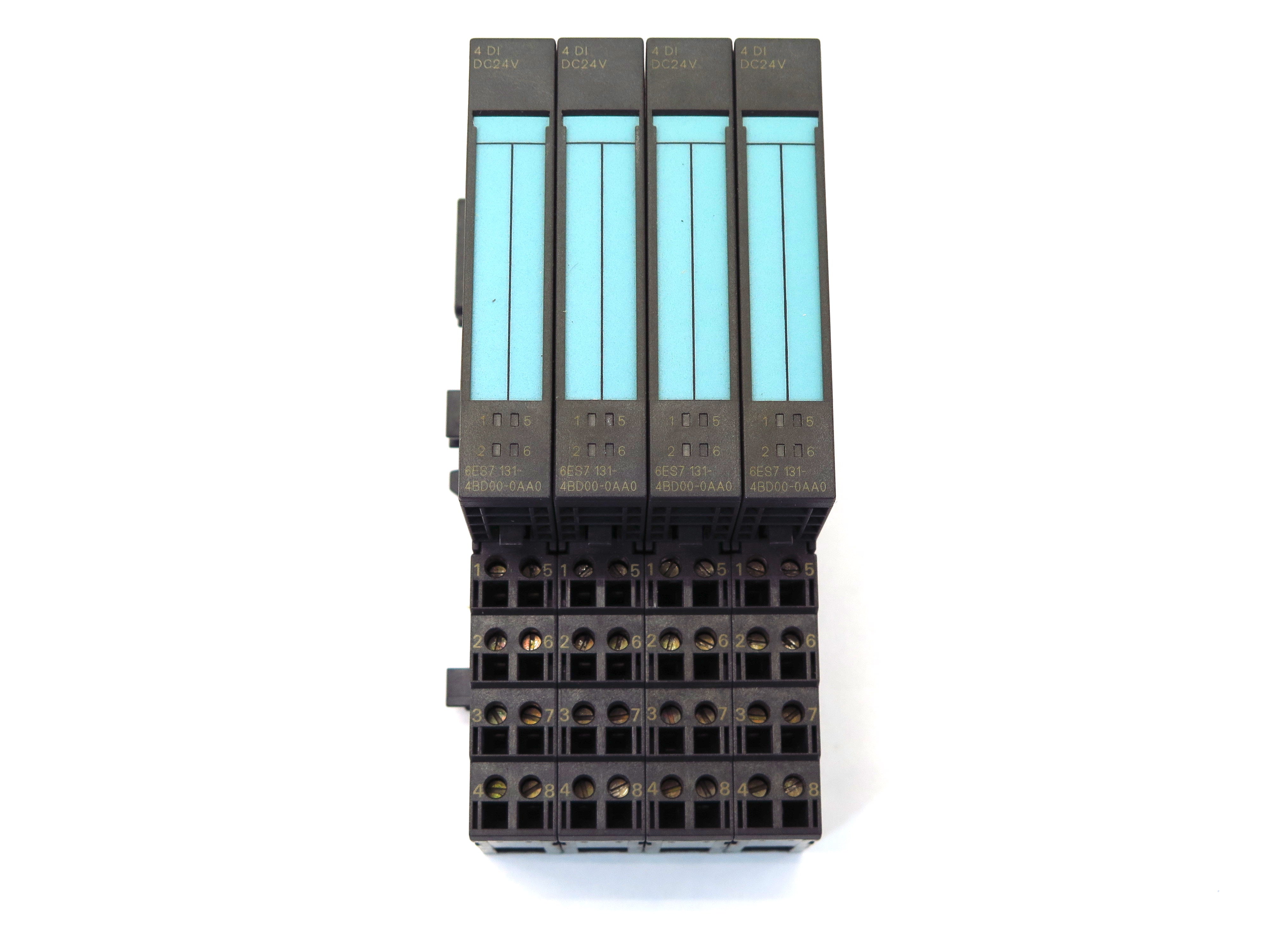 Siemens Pak of 4 Modules 6ES7 131-4BD00-0AA0 Input Module 6ES71314BD000AA0 - Advance Operations