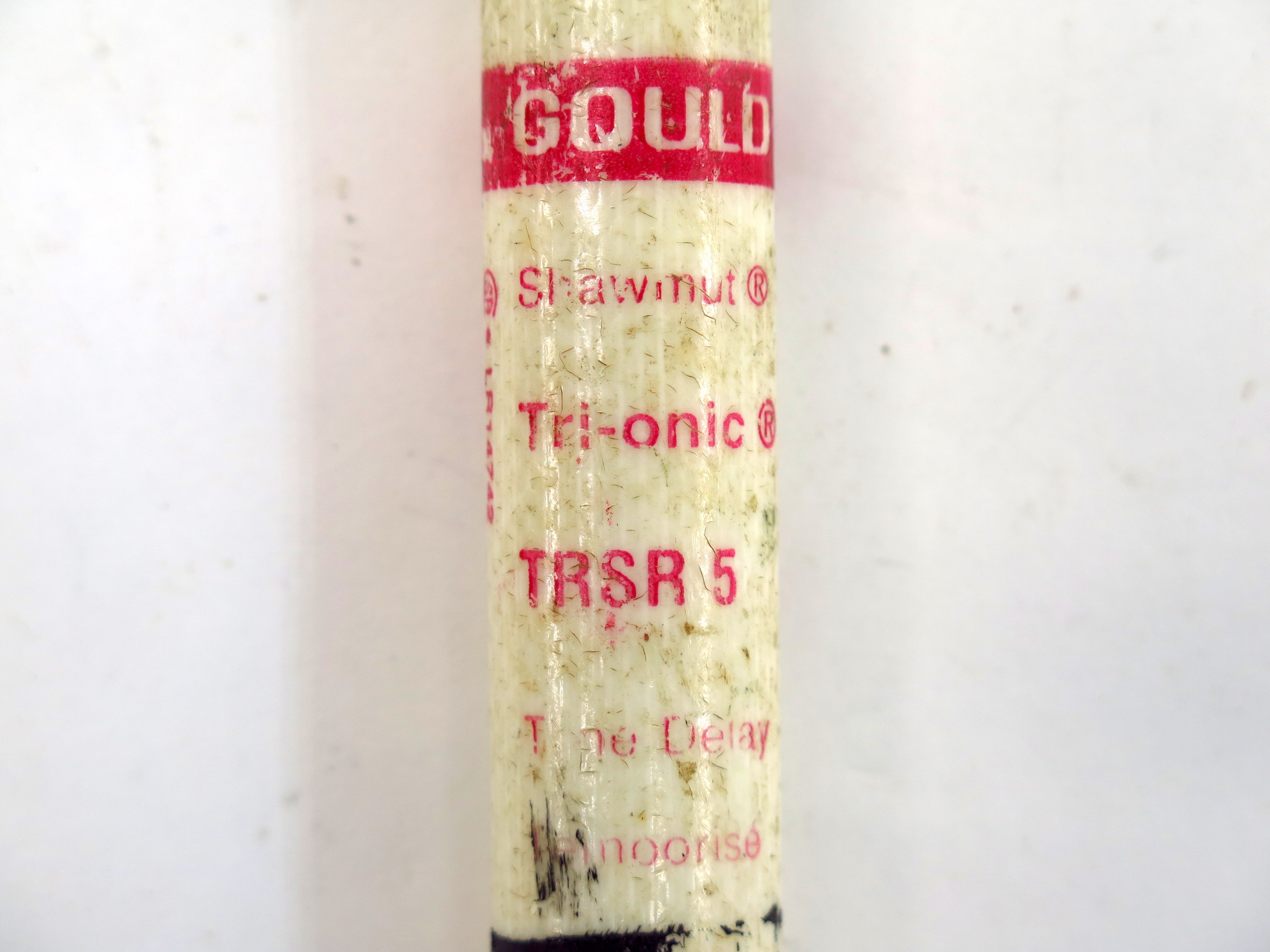 Lot of 2 Gould Shawmut TRSR 5 Tri-onic Type D Time Delay Fuse 5A 600V (2) - Advance Operations