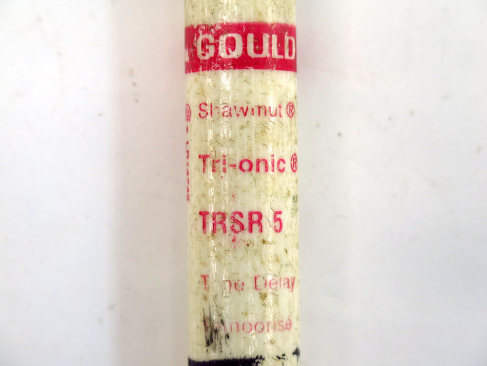 Lot of 2 Gould Shawmut TRSR 5 Tri-onic Type D Time Delay Fuse 5A 600V (2) - Advance Operations
