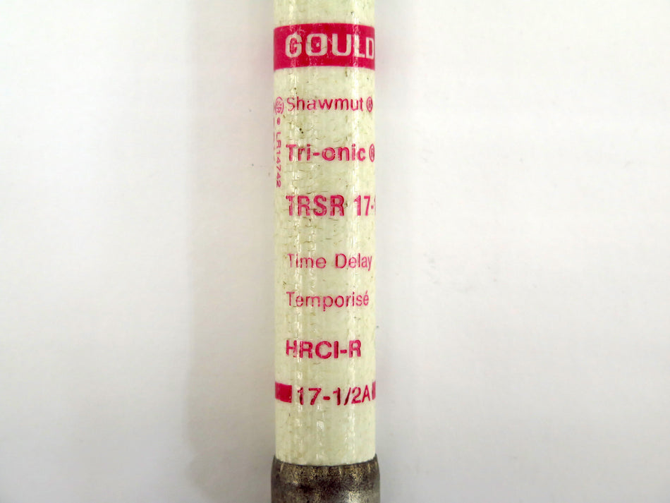 Lot of 3 Gould-Shawmut TRSR 17-1/2 Time Delay Fuse Type D 17-1/2A 600V (3) - Advance Operations