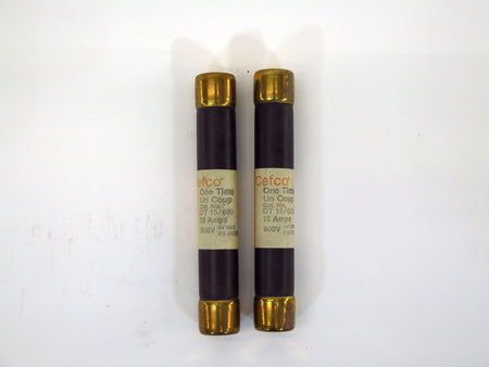 Lot of 2 Cefco OT 15/600 One Time Fuse 15A 600V (2) - Advance Operations