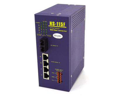 ICP DAS NS-115FC Network Switch 5-Port Switch With Fiber Connection - Advance Operations