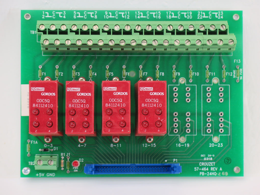 Crouzet 57-464 Opto Module Board PB-24HQ-269 With 3x ODC5Q 8412410 - Advance Operations