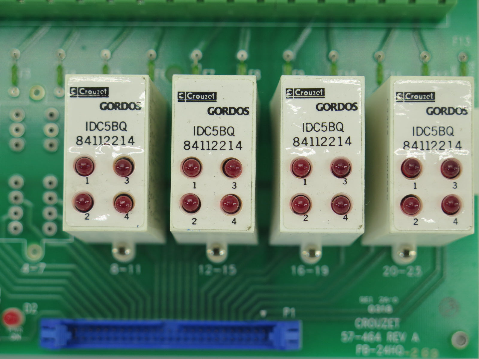 Crouzet 57-464 Opto Module Board PB-24HQ-269 With 4x IDC5BQ 84112214 - Advance Operations
