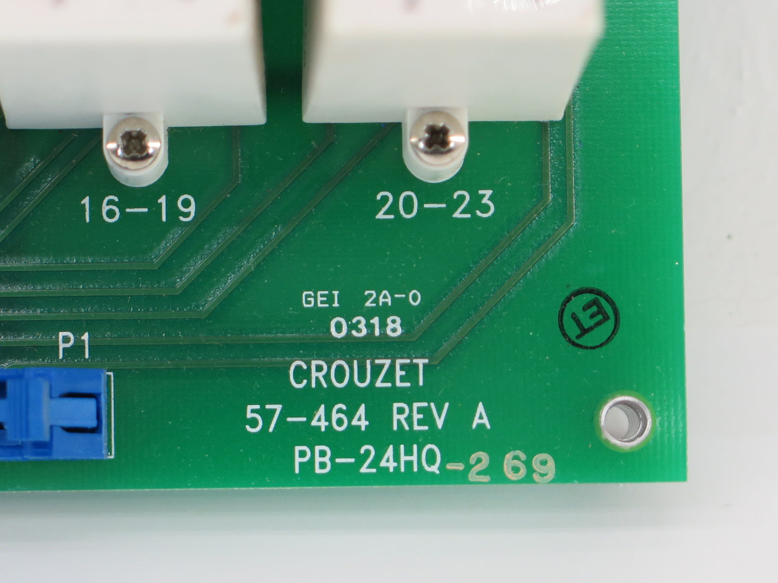 Crouzet 57-464 Opto Module Board PB-24HQ-269 With 4x IDC5BQ 84112214 - Advance Operations