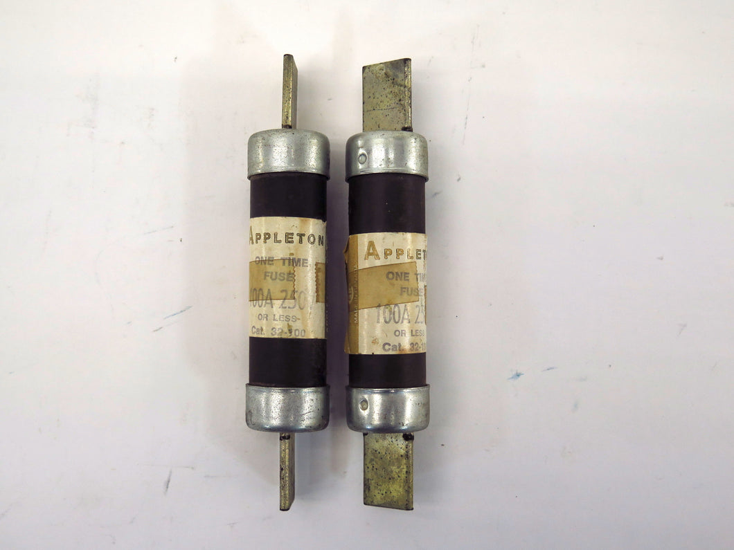 Lot of 2 Gould-Shawmut TRNR 90 Time Delay Fuse Type D 90A 250V (3) - Advance Operations