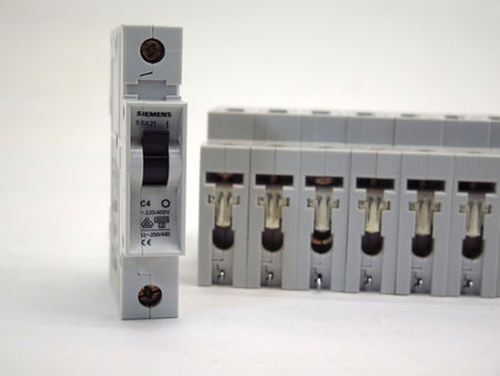 Lot of 10 Siemens 5SX21 C4 Circuit Breaker (10) - Advance Operations