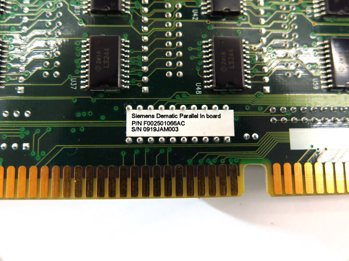 Siemens Dematic Parallel IN Board P/N F002501066AC - Advance Operations