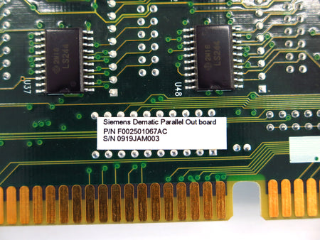Siemens Dematic Parallel IN Board P/N F002501067AC - Advance Operations