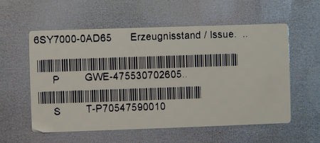 Siemens Simovert Capacitor Board 6SY7000-0AD65 - Advance Operations