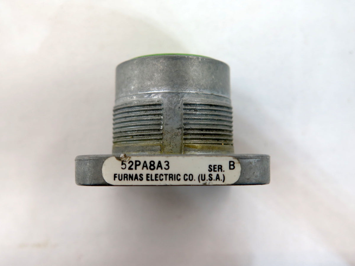 Furnas 52PA8A3 Series B Flush Green Push Button Lot of 3 - Advance Operations