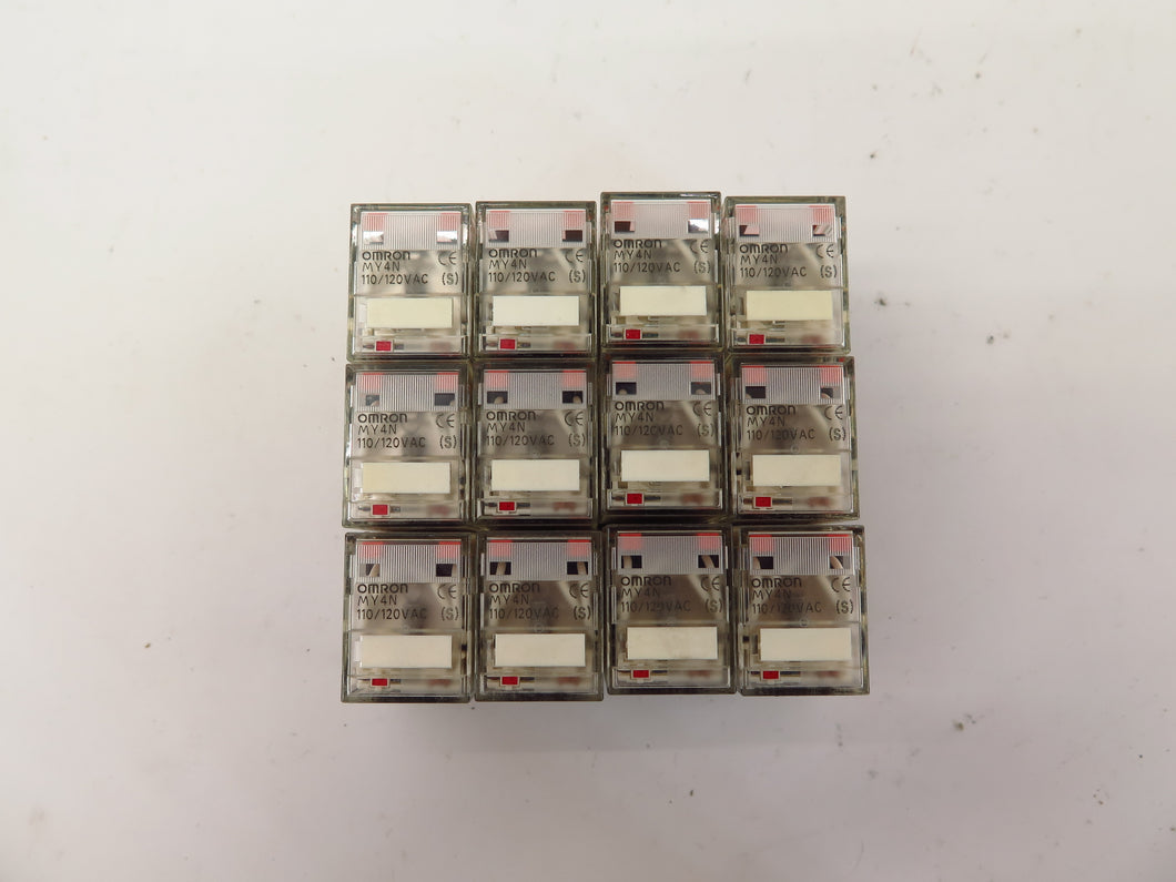Ormon MY4N 110/240V 10A Relay Lot of 17 - Advance Operations