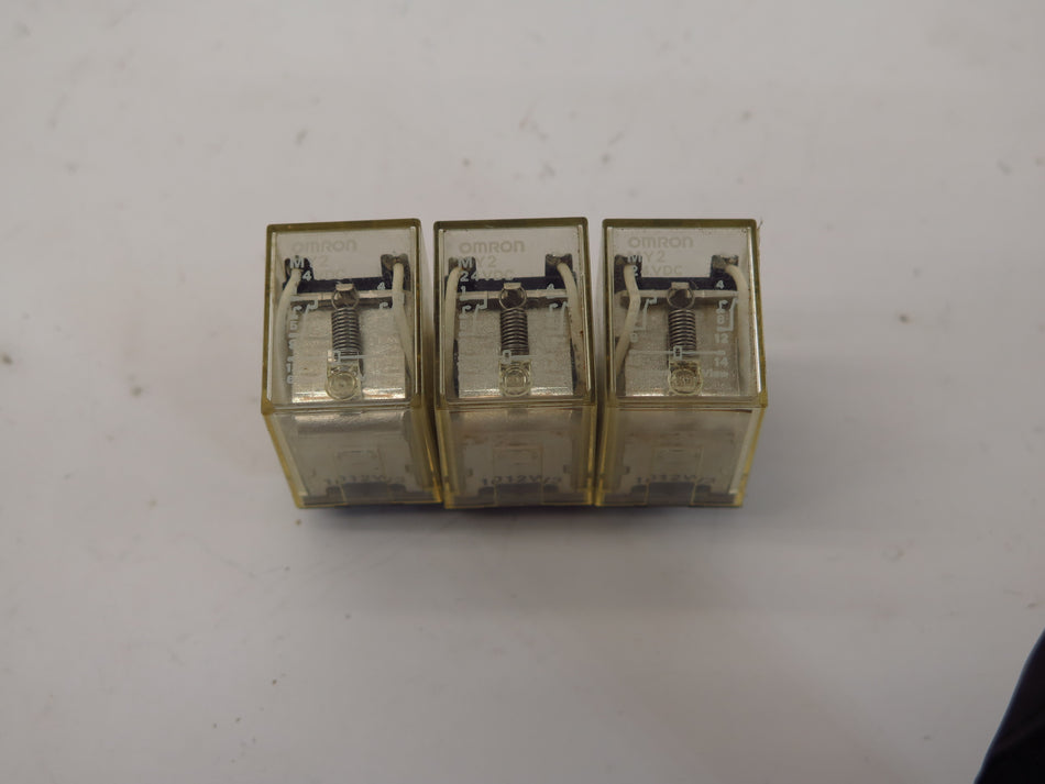 Ormon Relay MY2N 24VDC Lot of 9 - Advance Operations