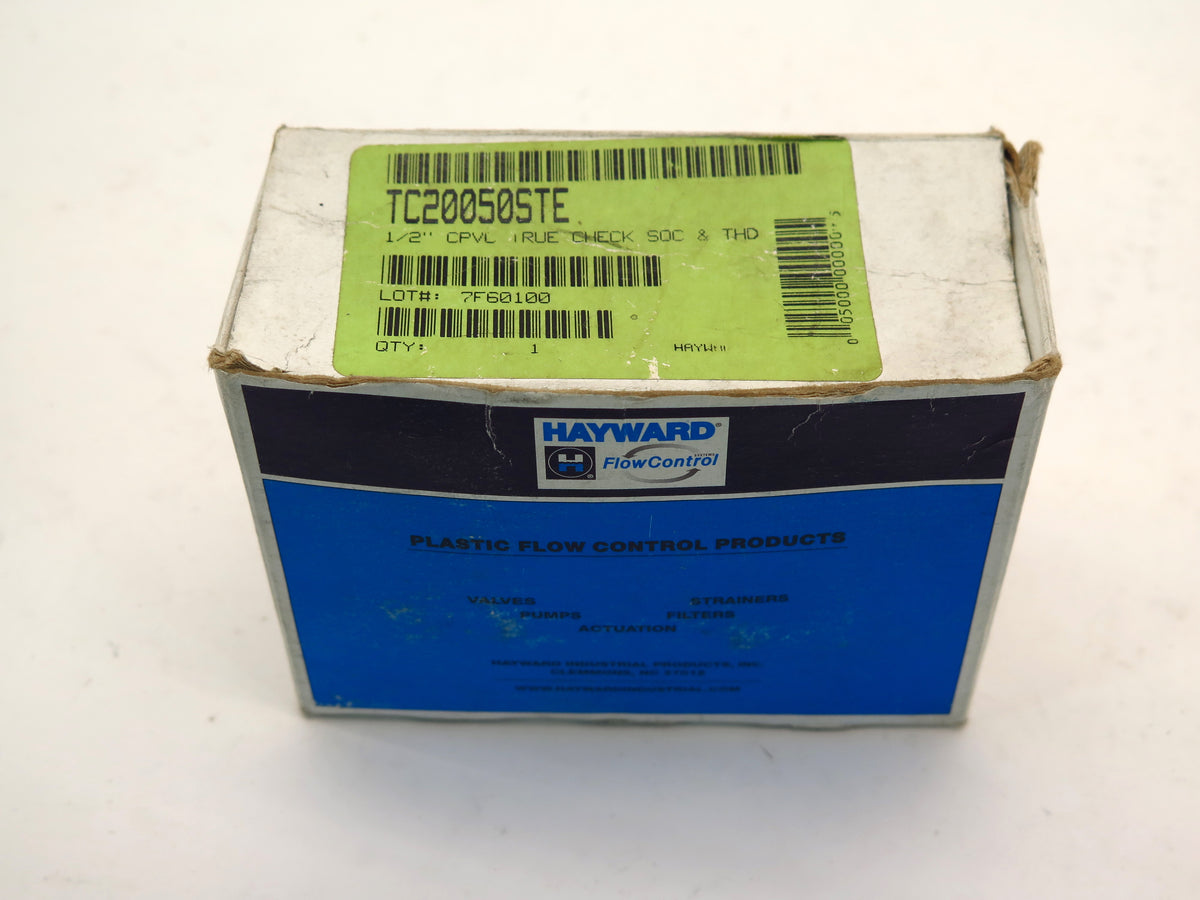 Hayward TC20050STE Plastic Flow Control Check Valve 1/2" - Advance Operations