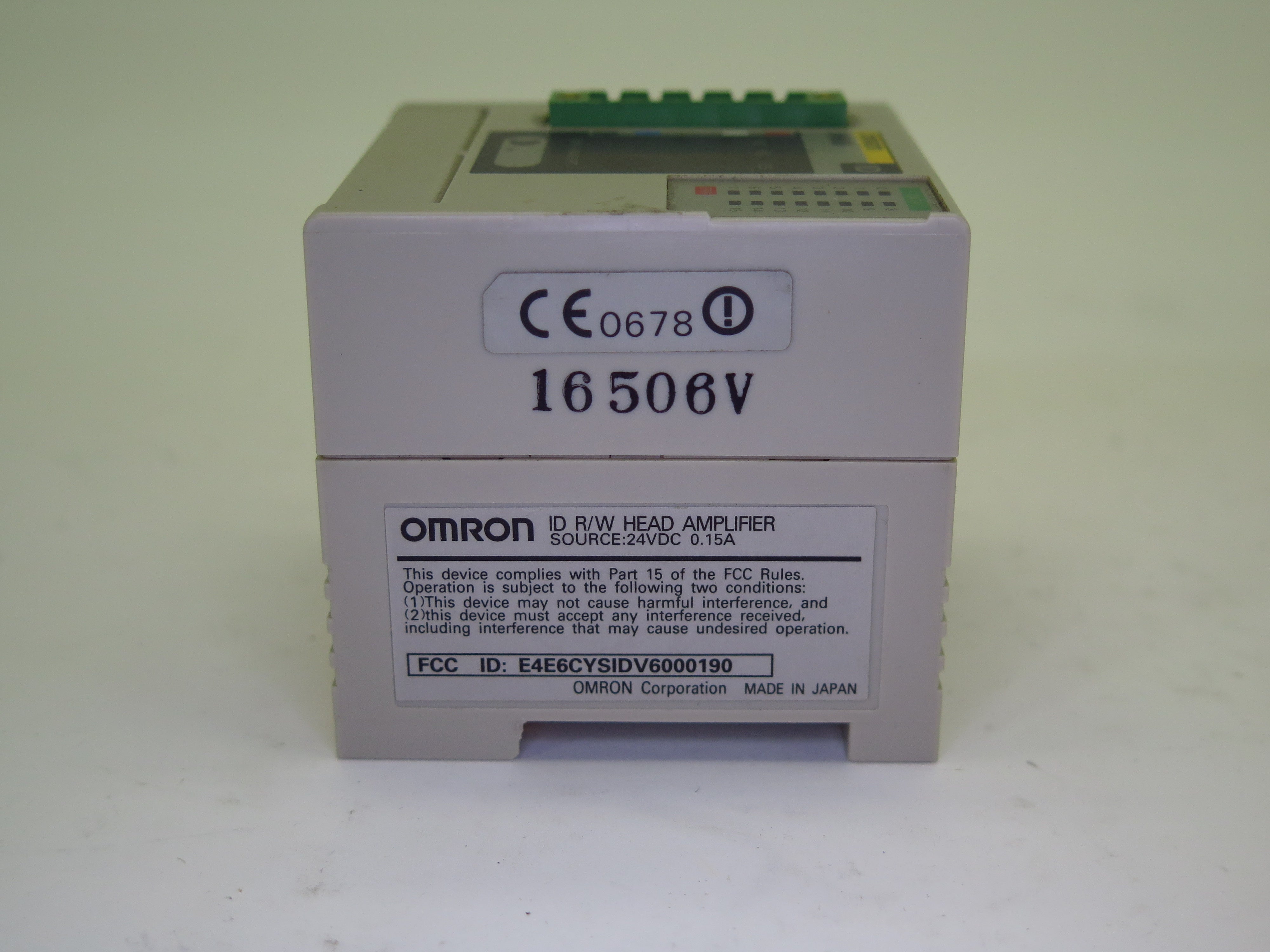Ormon Controls V600 HAM42 DRT 16506V ID R/W Head Amplifier - Advance Operations