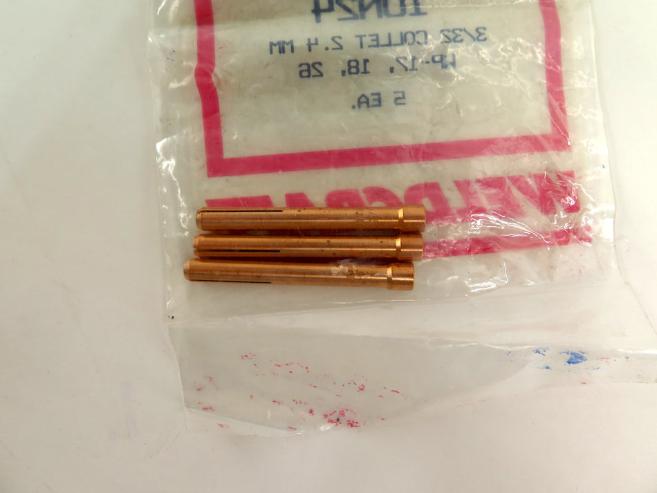 Weldcraft 10N24 Gaz Lens Collets Lot of 3 - Advance Operations