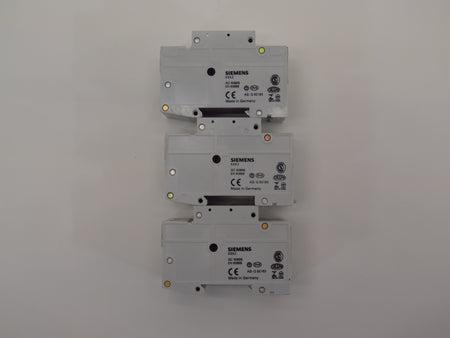 Siemens 5SX25 Circuit Breaker 2 poles lot of 3 - Advance Operations