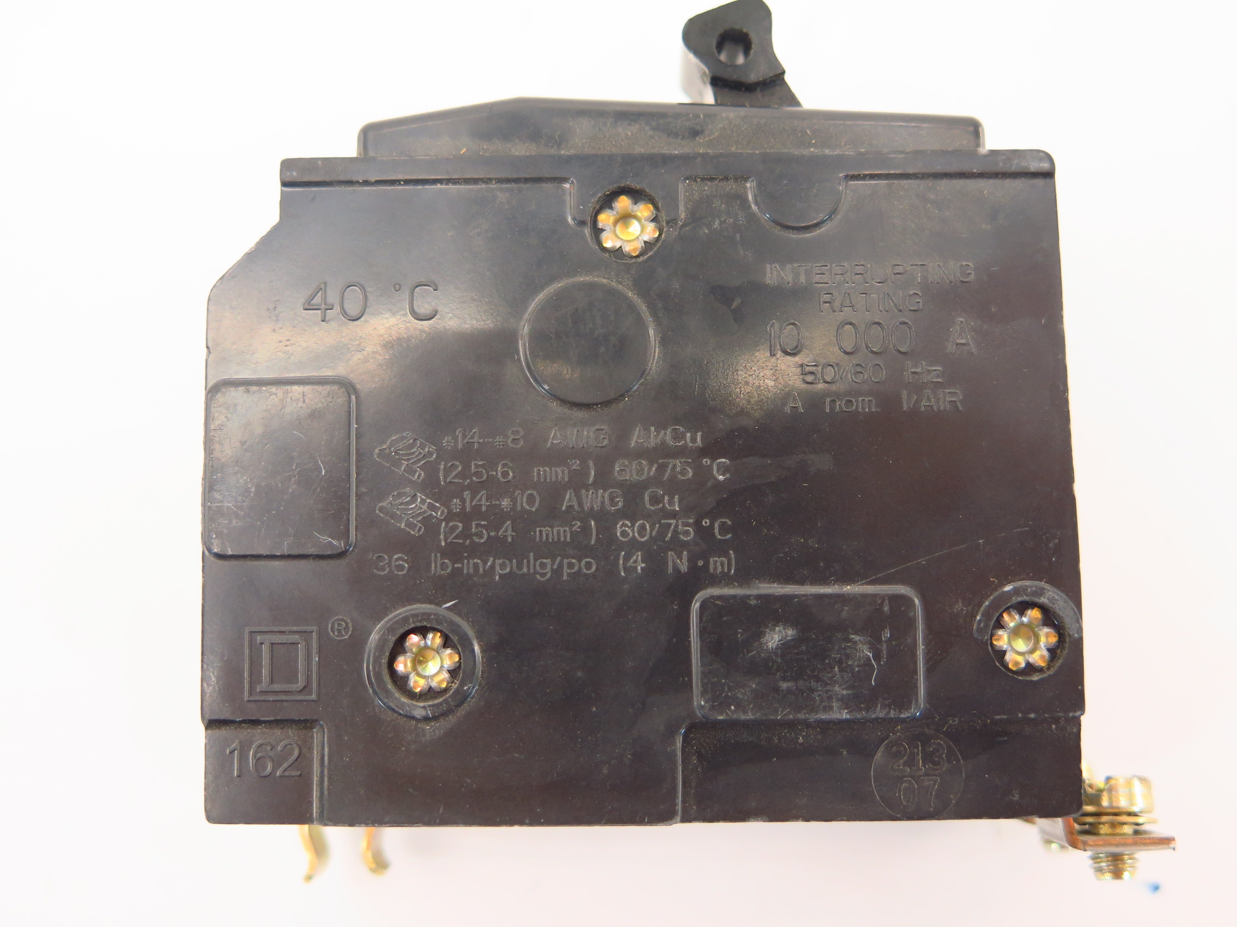 Square D Circuit Breaker 20 amps DP-4075 2 Poles Type QOB 120/240V - Advance Operations