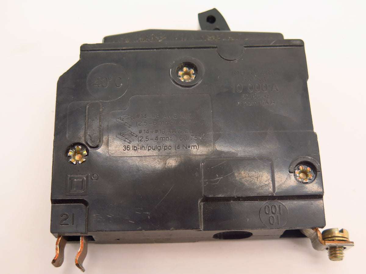 Square D Circuit Breaker 20 amps ZZ-7026 1 Poles Type QOD 120/240V - Advance Operations