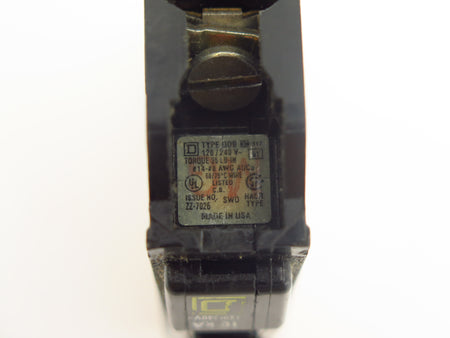Square D Circuit Breaker 20 amps ZZ-7026 1 Poles Type QOD 120/240V - Advance Operations