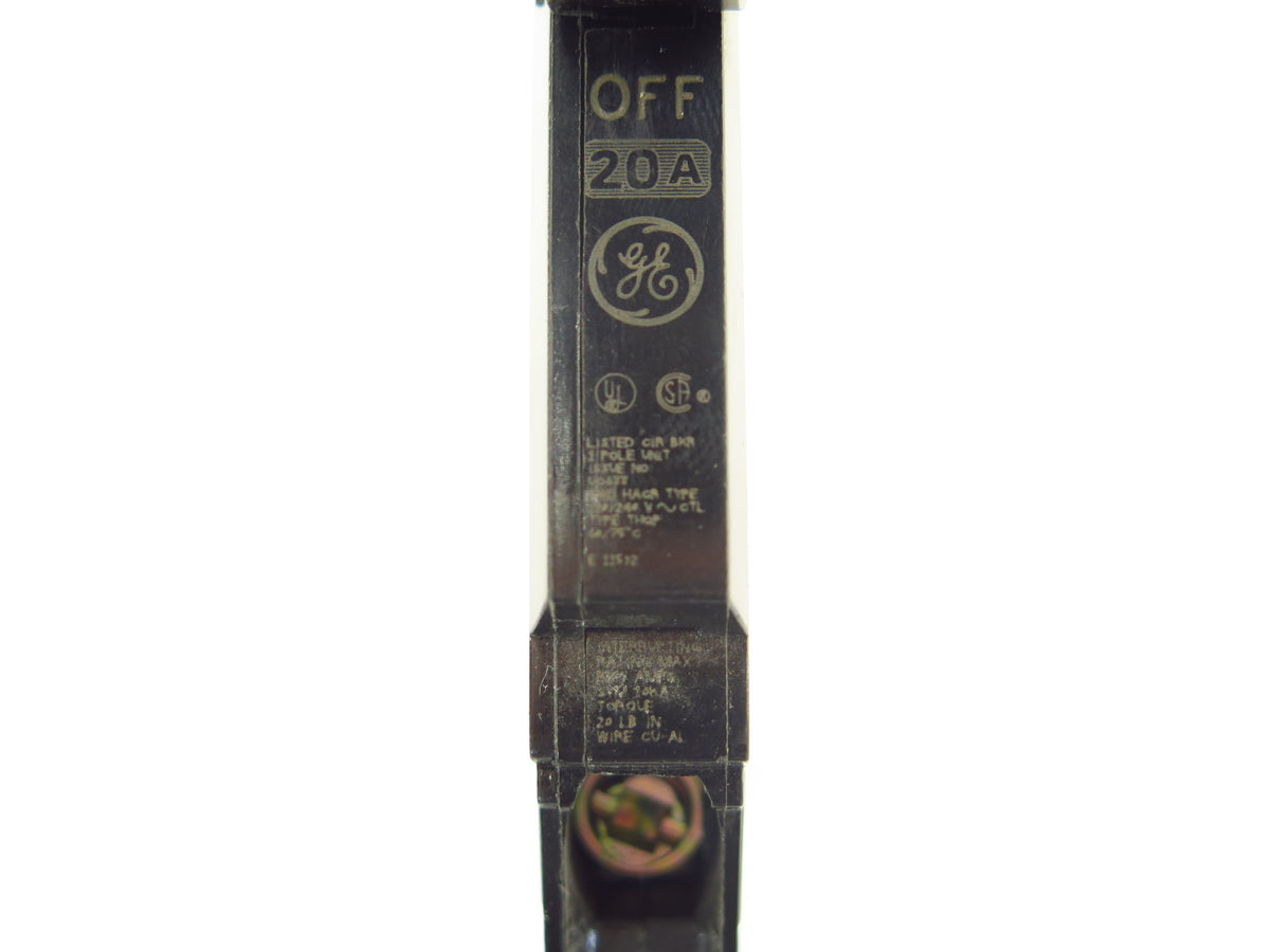 General Electric 20A DO677 Circuit Breaker Type HACR THQP 120V - Advance Operations
