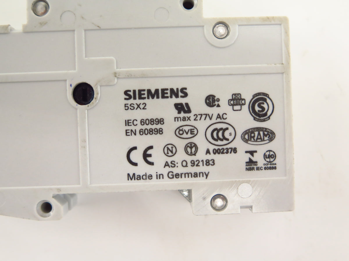 Siemens 5SX2 15 Amps Circuits Breaker - Advance Operations
