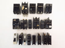 Load image into Gallery viewer, Siemens ITE FEderal Pioneer GE Circuit Breaker 15A to 145A Lot of 14 Breakers See Details - Advance Operations
