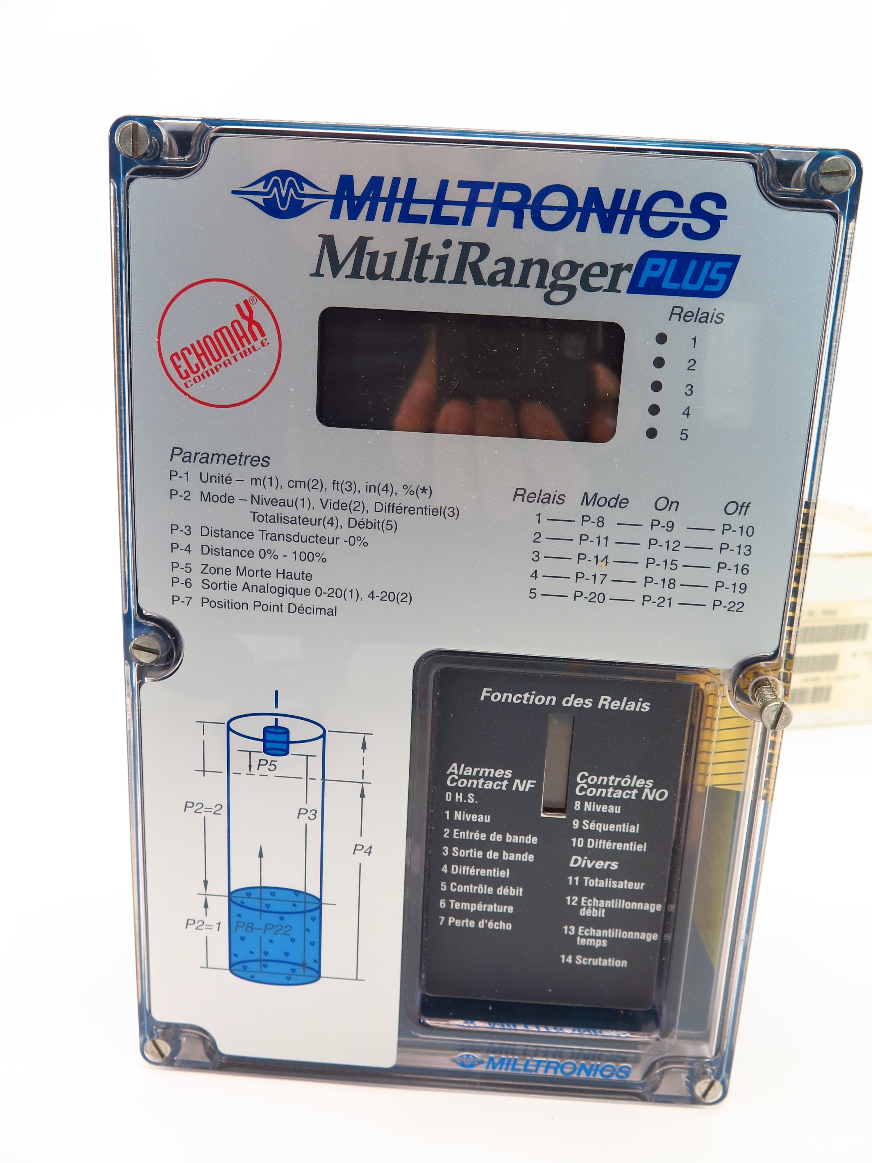 Milltronics 82211100 MultiRanger Plus Level Controller French Version - Advance Operations