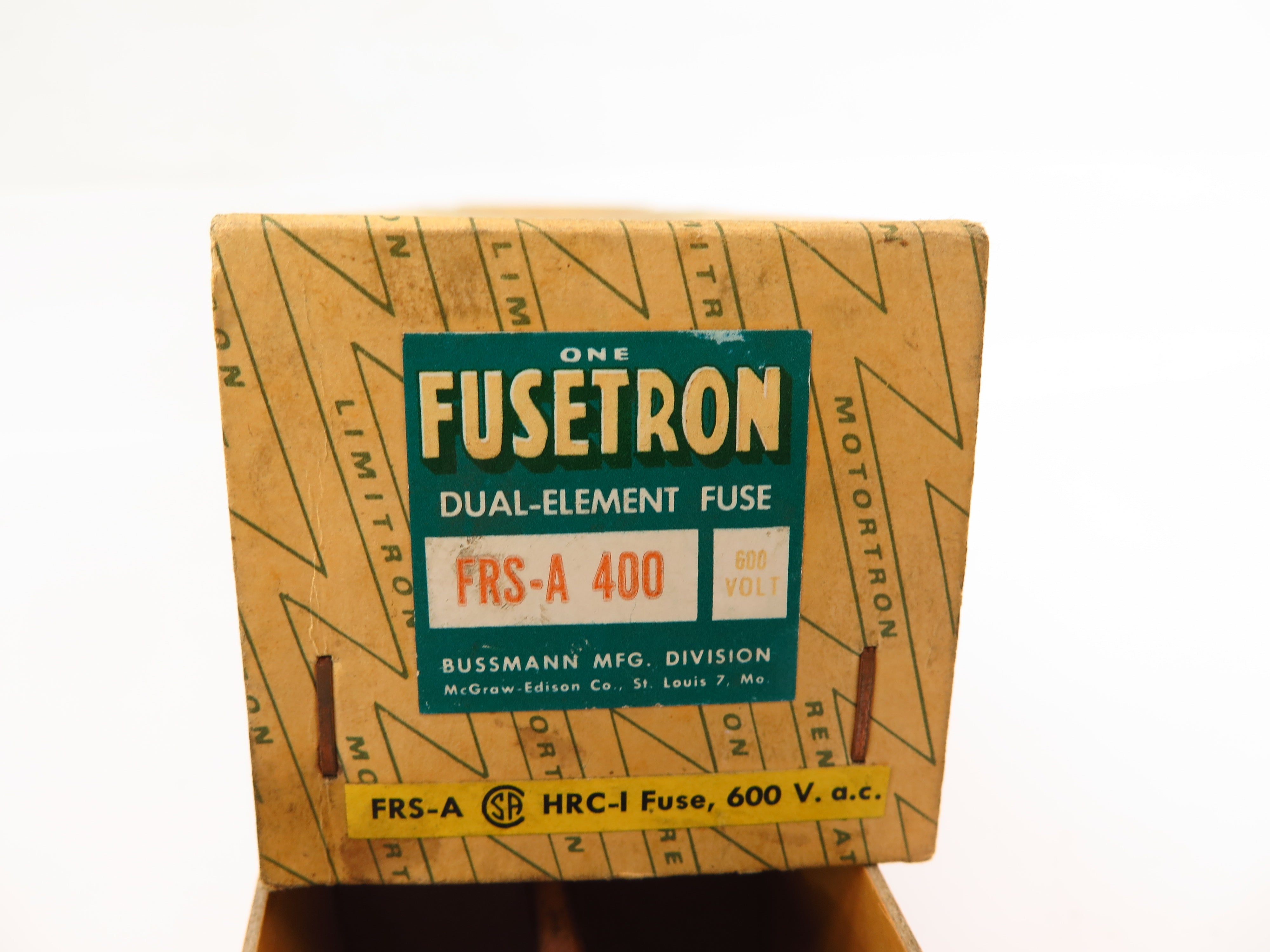 Fusetron FRS-A 400 Dual-Element Fuse 400A 600V - Advance Operations