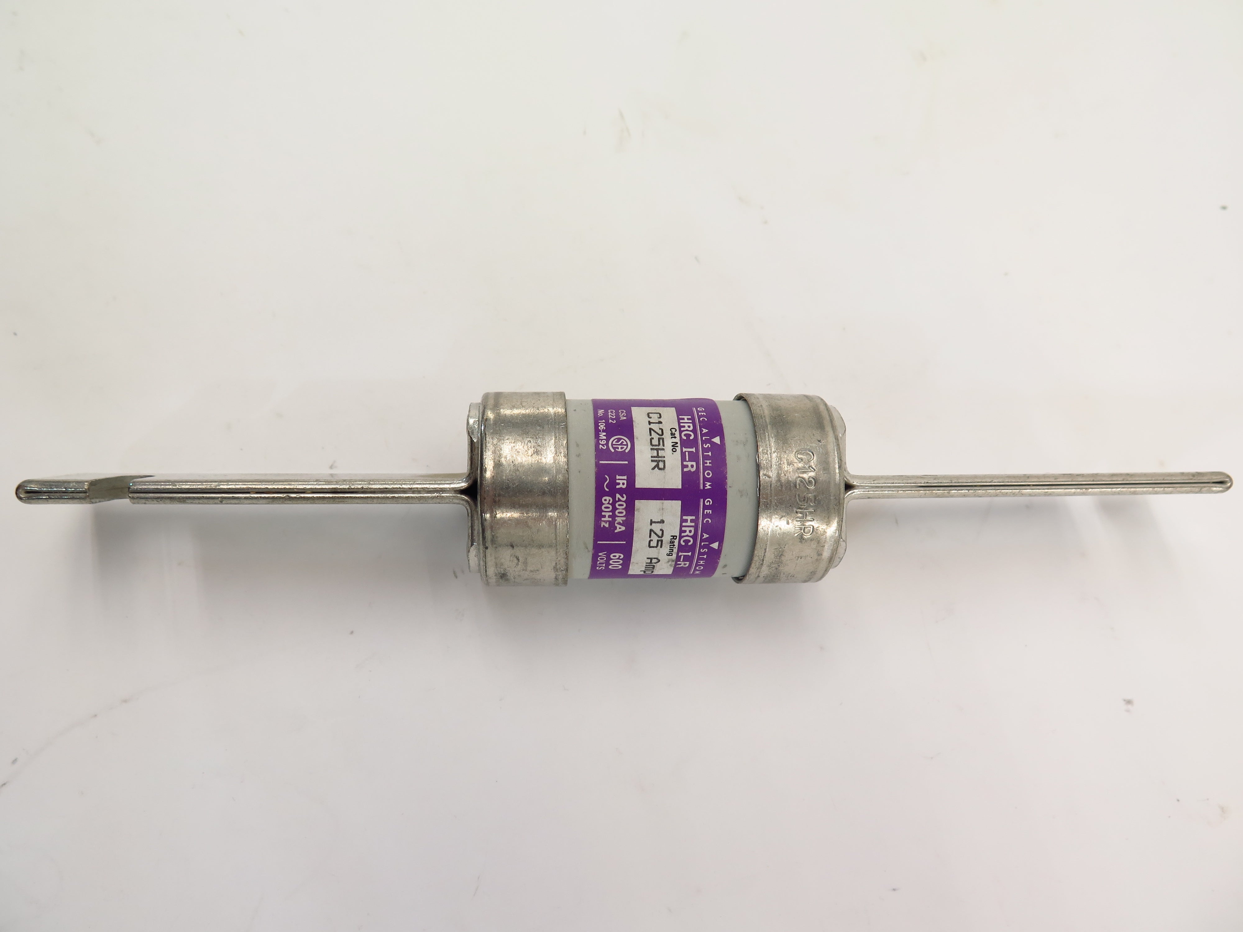 GEC Alsthom C125HR Fuse 125A 600Vac - Advance Operations