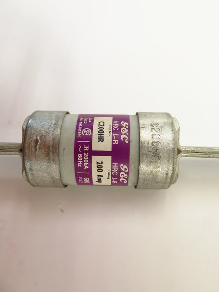 GEC HRC I-R C200HR Fuse 200A 600Vac - Advance Operations