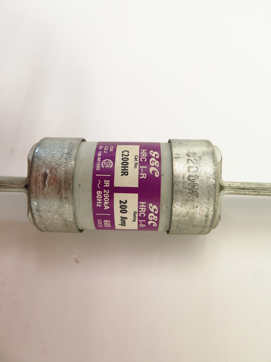 GEC HRC I-R C200HR Fuse 200A 600Vac - Advance Operations