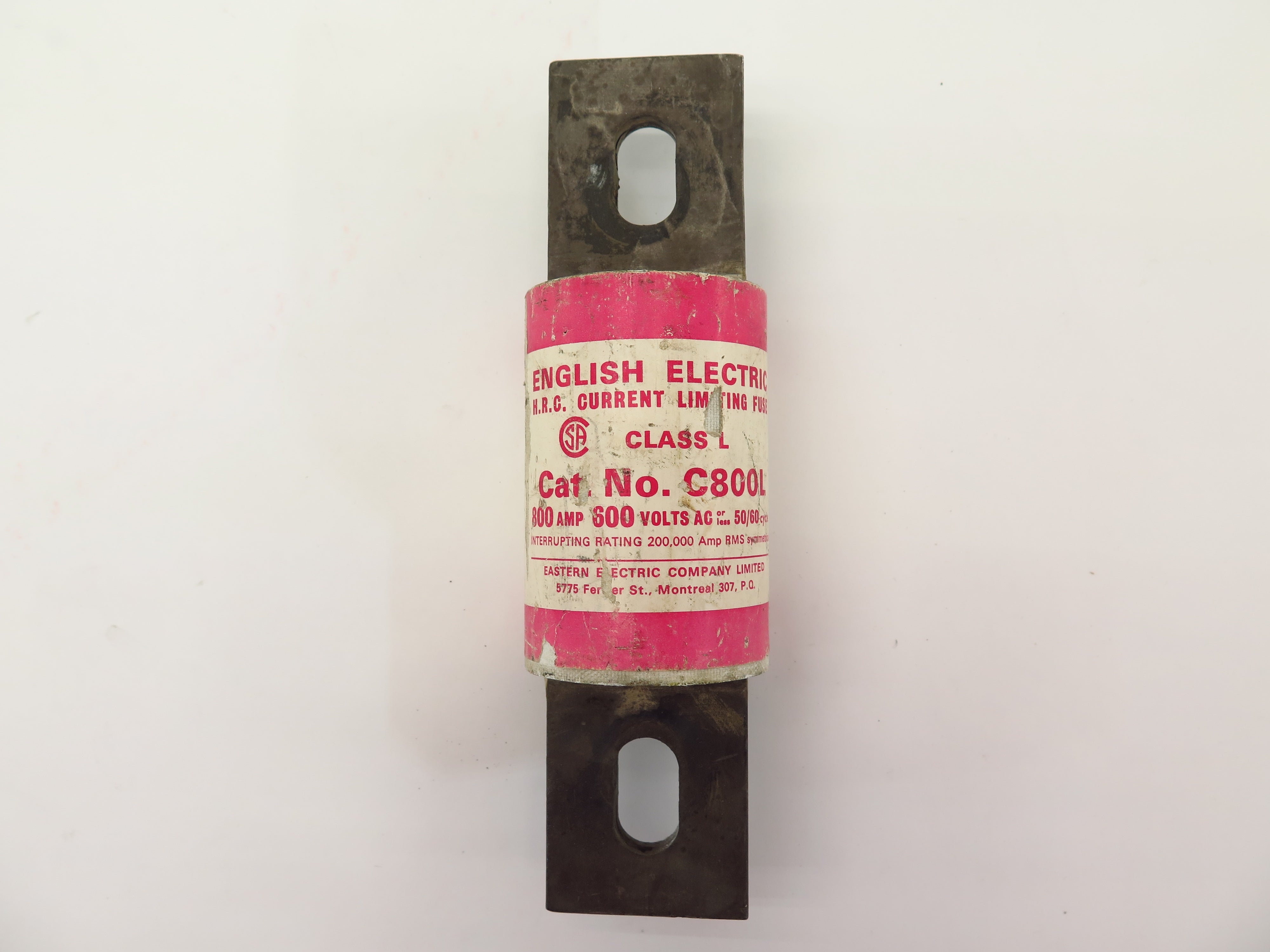English Electric Class L C800L 600Vac 800A - Advance Operations