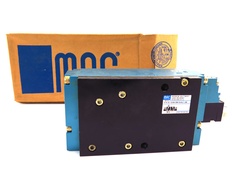 MAC Solenoid Valve 67A-G1-GAB-DM-DJAJ-1JM - Advance Operations